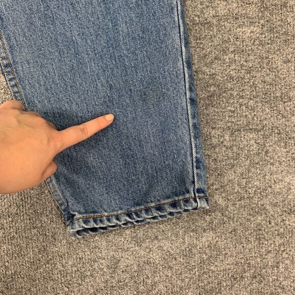 Vintage Levis Jeans Womens 16 Relaxed Tapered Leg 550 Red Tab Made Canada 90s - Picture 3 of 14